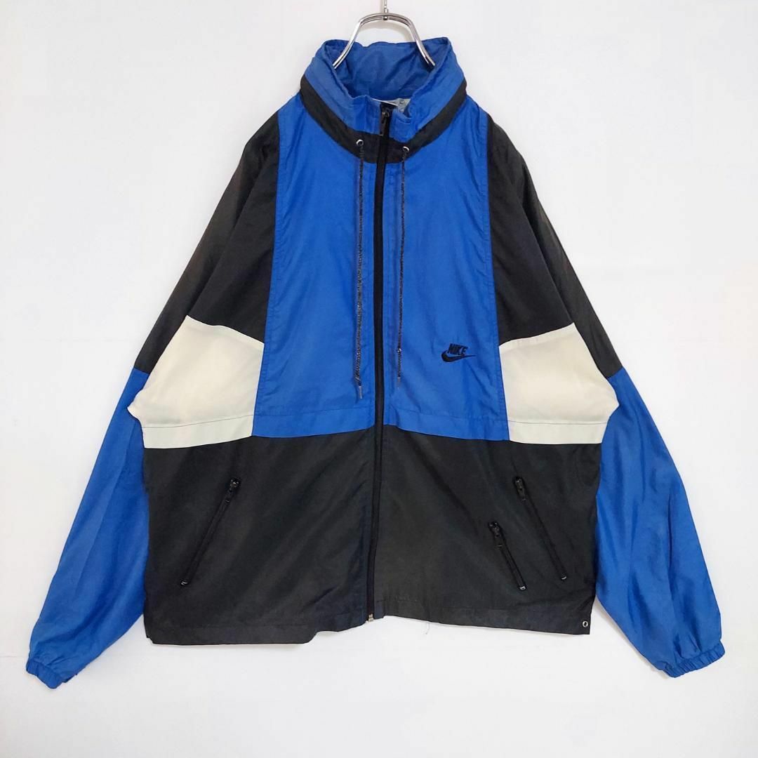 NIKE - ナイキ NIKE 稀少銀タグ 90s ナイロンジャケット ワンポイント