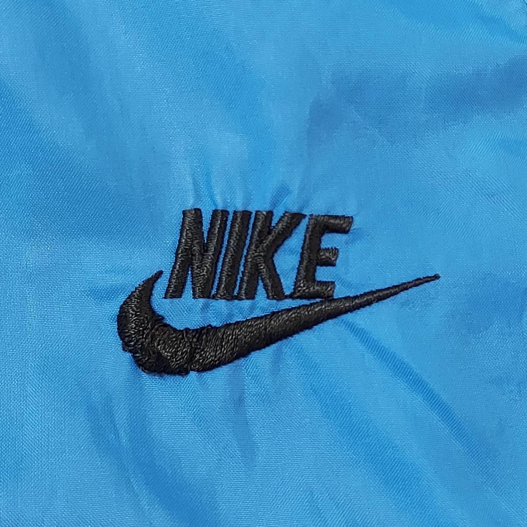 ナイキ NIKE 稀少銀タグ 90s ナイロンジャケット ワンポイント刺繍 L