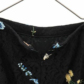 イタリヤ製☆N°21 スカート 総レース刺繍 花柄 40 L - ロングスカート