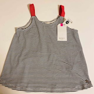 ロキシー(Roxy)の新品　ロキシー　キッズ　ガール　ボーダー　タンクトップ　130cm(Tシャツ/カットソー)