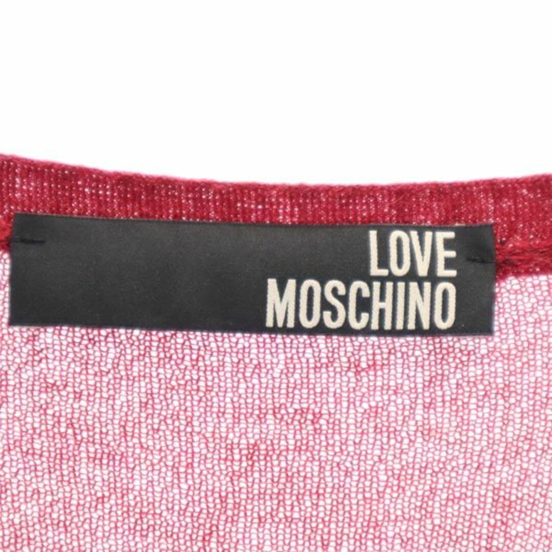 Love Moschino チェックカーディガン