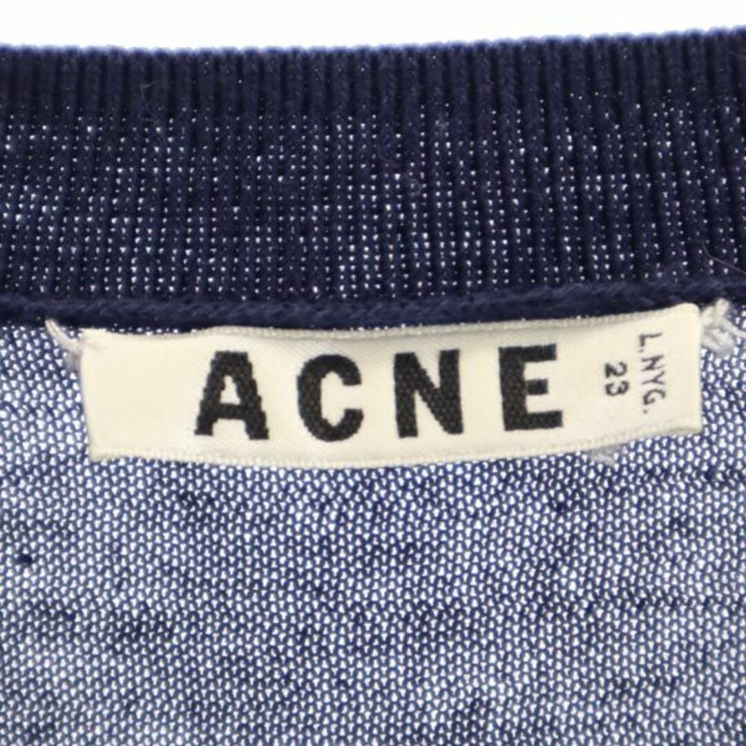 アクネ 長袖 ニット XS ネイビー系 ACNE セーター メンズ   【230918】