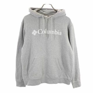 Columbia - コロンビア プリント スウェットパーカー M グレー系