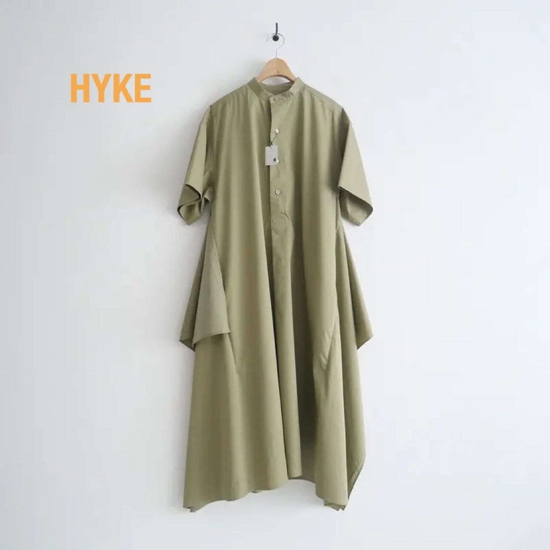 HYKE(ハイク)のHYKE T/C SHIRTDRESS レディースのワンピース(ロングワンピース/マキシワンピース)の商品写真