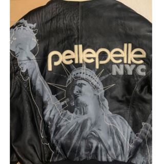 PELLE PELLE - 90s PELLEPELLE ペレペレ レザージャケット ブラック 42