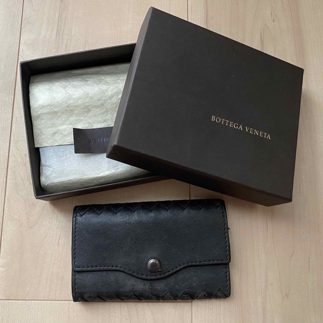 Bottega Veneta(ボッテガヴェネタ)のボッテガヴェネタ★キーケース★ブラック★黒★箱あり メンズのファッション小物(キーケース)の商品写真