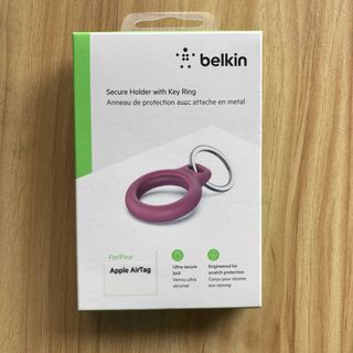 Belkin AirTag ケース  キーホルダー キーリング(モバイルケース/カバー)