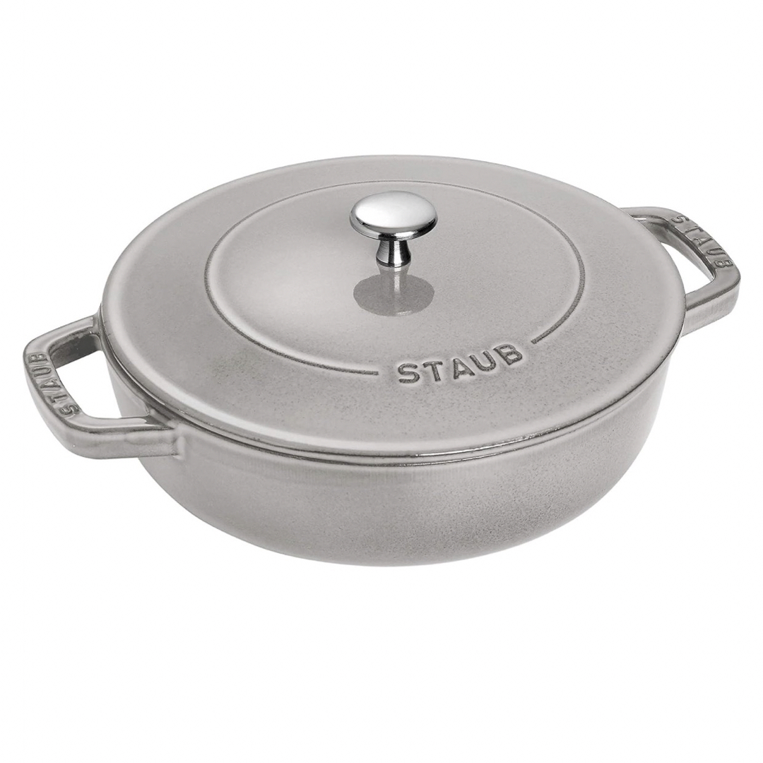 STAUB - 【新品】ストウブ ブレイザー ソテーパン 26cm グレー STAUBの