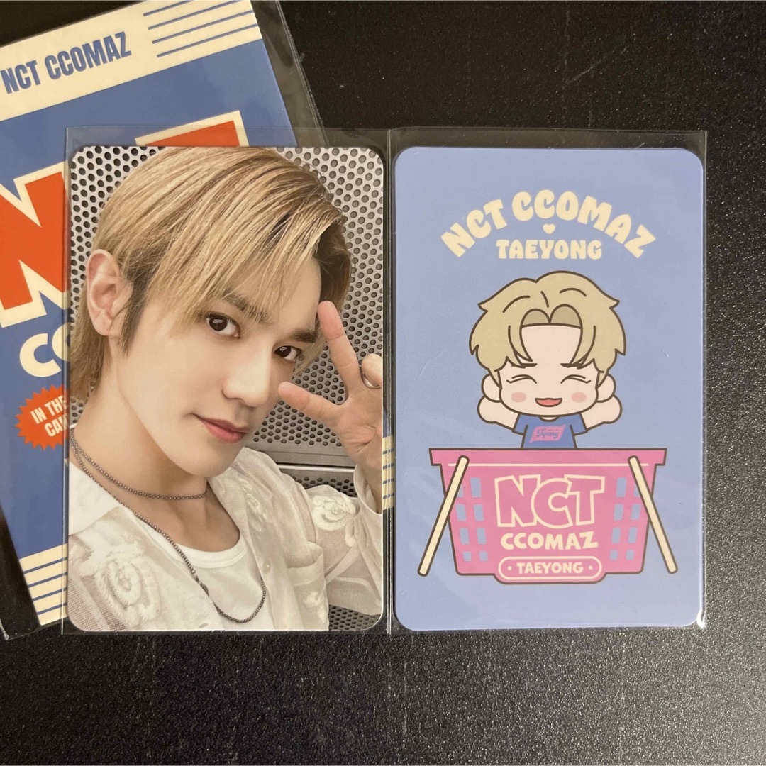 NCT(エヌシーティー)のNCT CCOMAZ ランダム トレカ テヨン TAEYONG BLUE エンタメ/ホビーのCD(K-POP/アジア)の商品写真