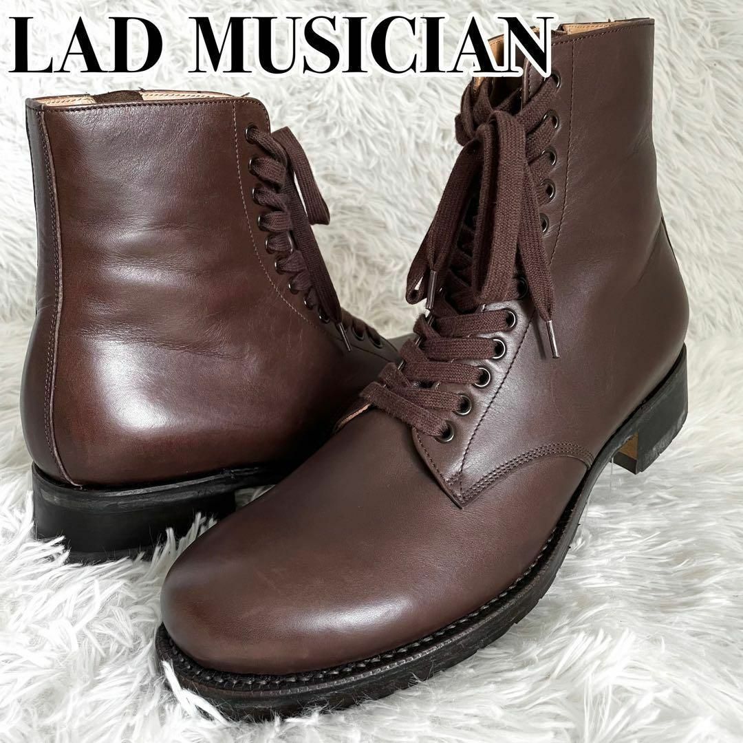 未使用『LAD MUSICIAN』サイドジップ レースアップ レザー ブーツ