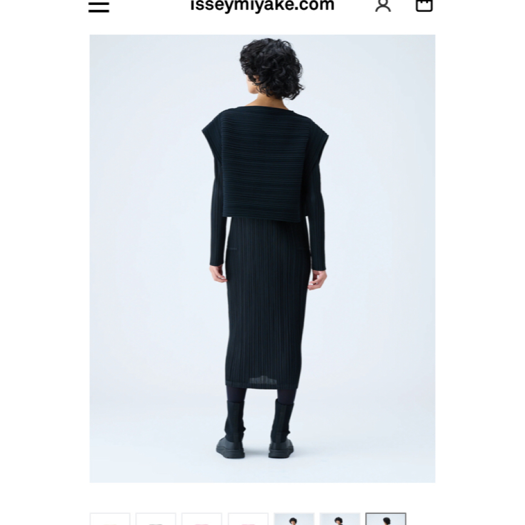 ISSEY MIYAKEプリーツプリーズ　トップス　9月新作CREPE KNIT