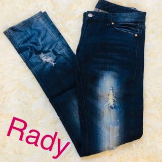 レディー(Rady)のRadyデニム 加工ジーンズ 26インチ(デニム/ジーンズ)