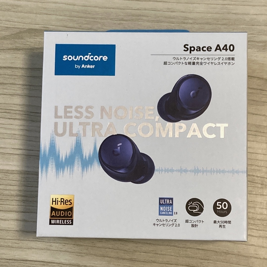 【新品未開封】Anker Soundcore Space A40 ネイビー