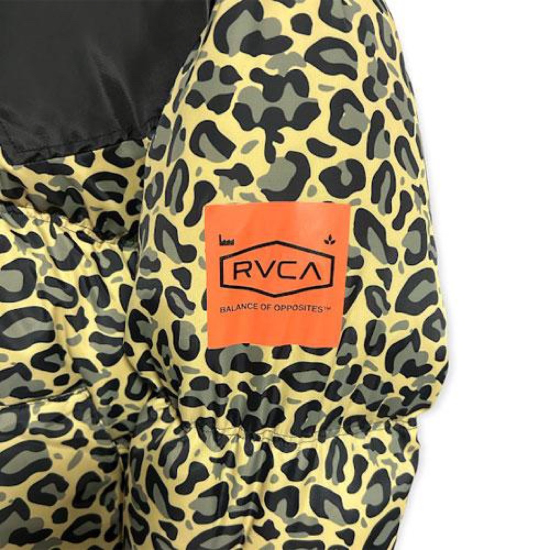 RVCA ルーカ CRUCIAL PUFFER  レオパード　ダウンジャケット