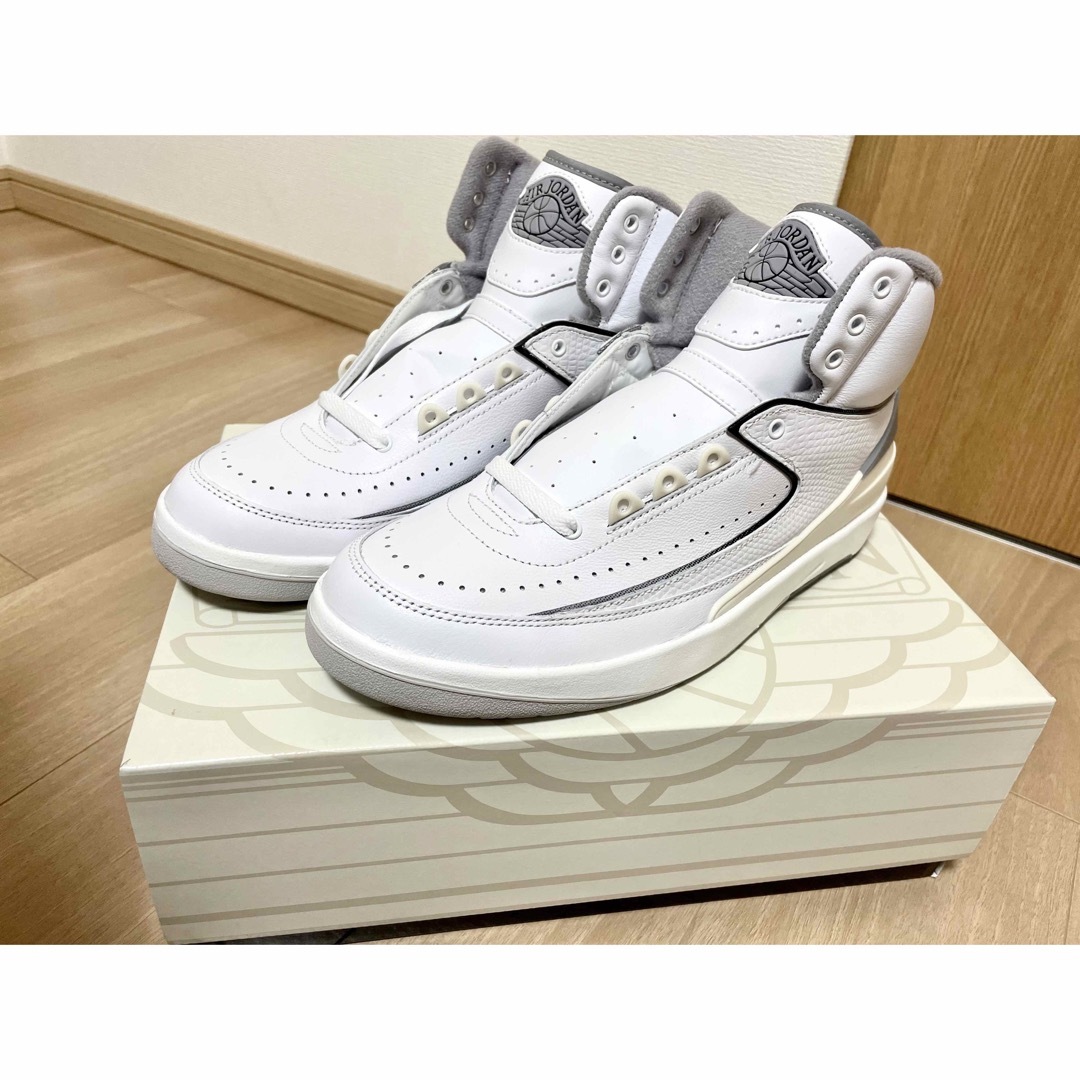 Nike Air Jordan 2 White Cement Grey 26cmnike