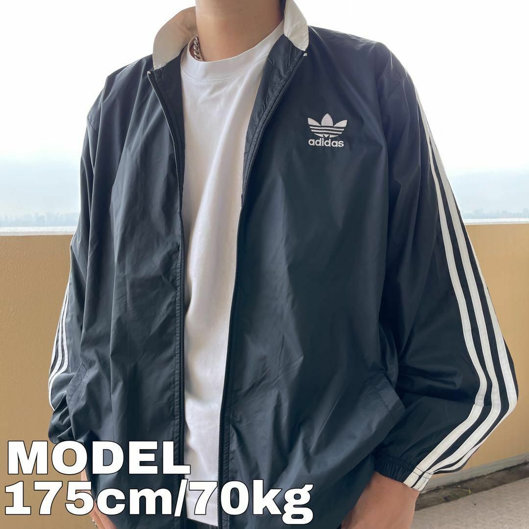 0293 adidas レディース ナイロンパーカー ワンポイント ブラック