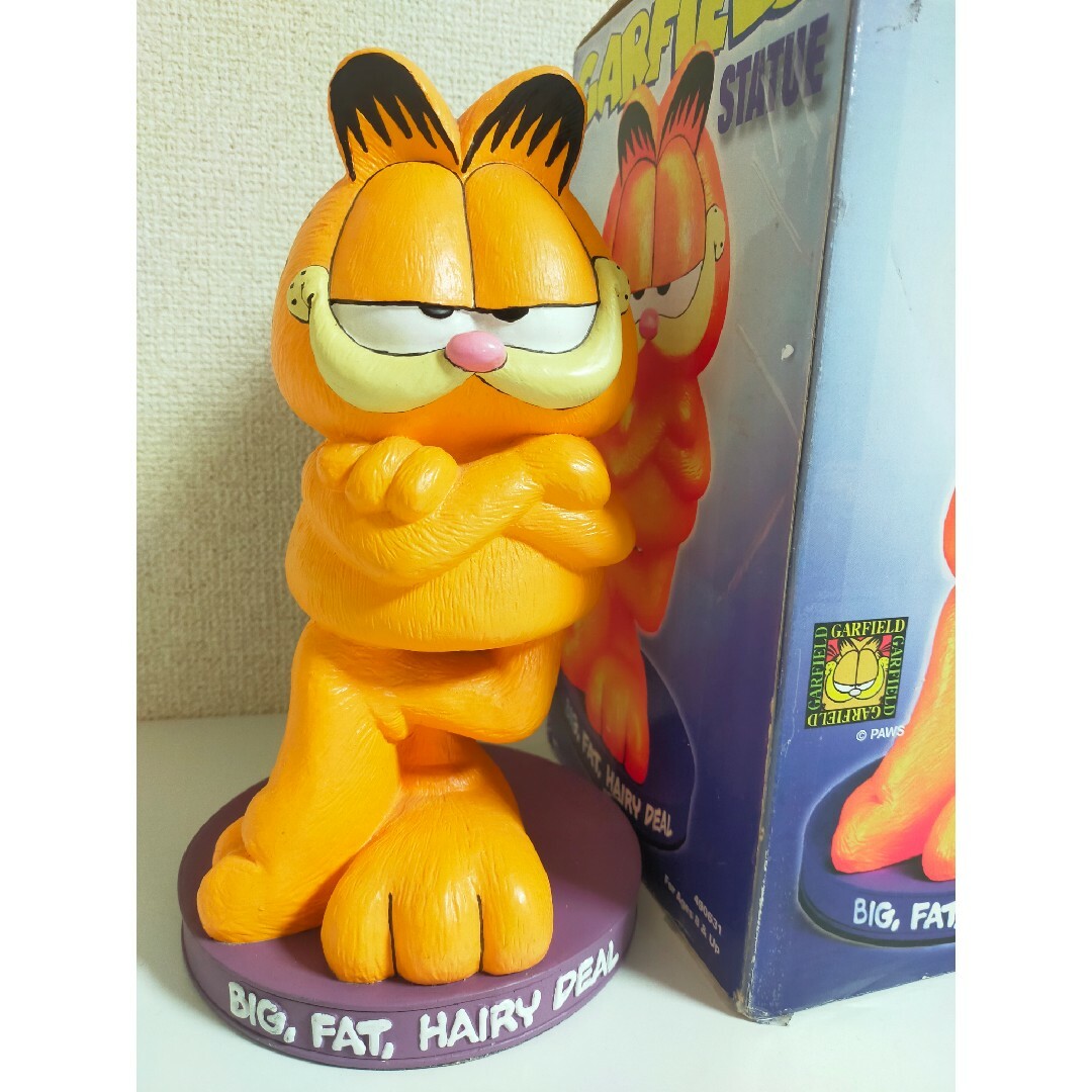 ガーフィールド Garfield レジン スタチュー フィギュア 25cmビンテージ