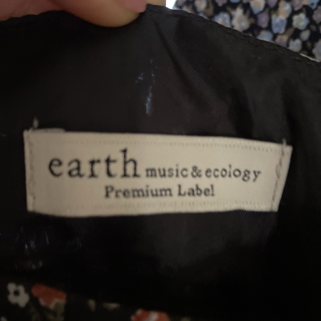 earth music & ecology(アースミュージックアンドエコロジー)の花柄ワンピース裏地アリ レディースのワンピース(ロングワンピース/マキシワンピース)の商品写真