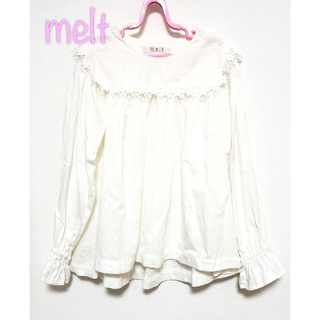 melt.(メルト)の【140】melt フィス　長袖　ブラウス キッズ/ベビー/マタニティのキッズ服女の子用(90cm~)(ブラウス)の商品写真