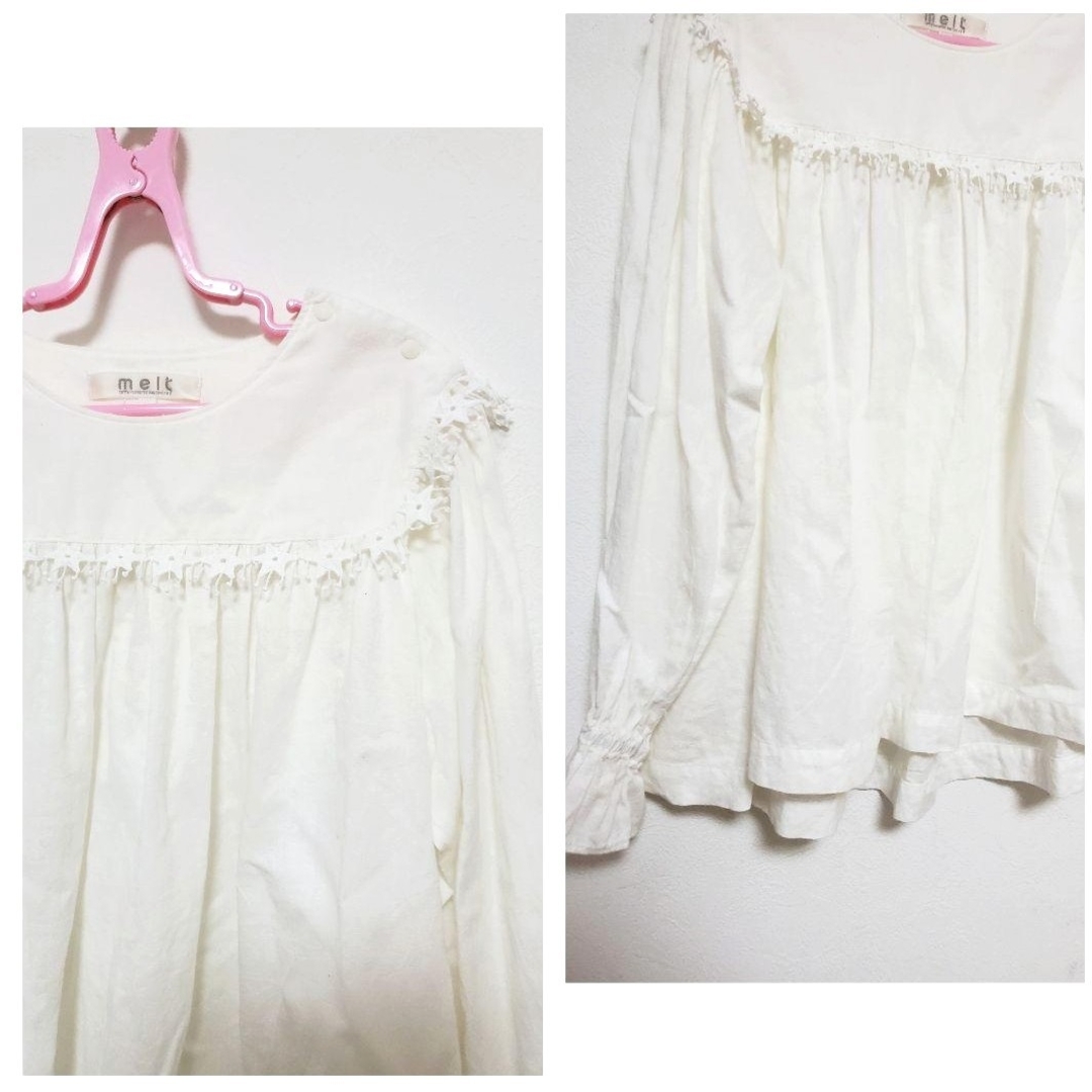 melt.(メルト)の【140】melt フィス　長袖　ブラウス キッズ/ベビー/マタニティのキッズ服女の子用(90cm~)(ブラウス)の商品写真