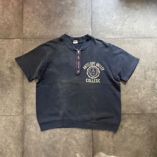 ヴィンテージハーフジップスウェットvintage champion ランタグ