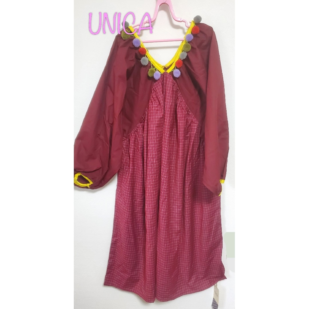 UNICA(ユニカ)の【140】新品　ユニカ　ワンピース キッズ/ベビー/マタニティのキッズ服女の子用(90cm~)(ワンピース)の商品写真