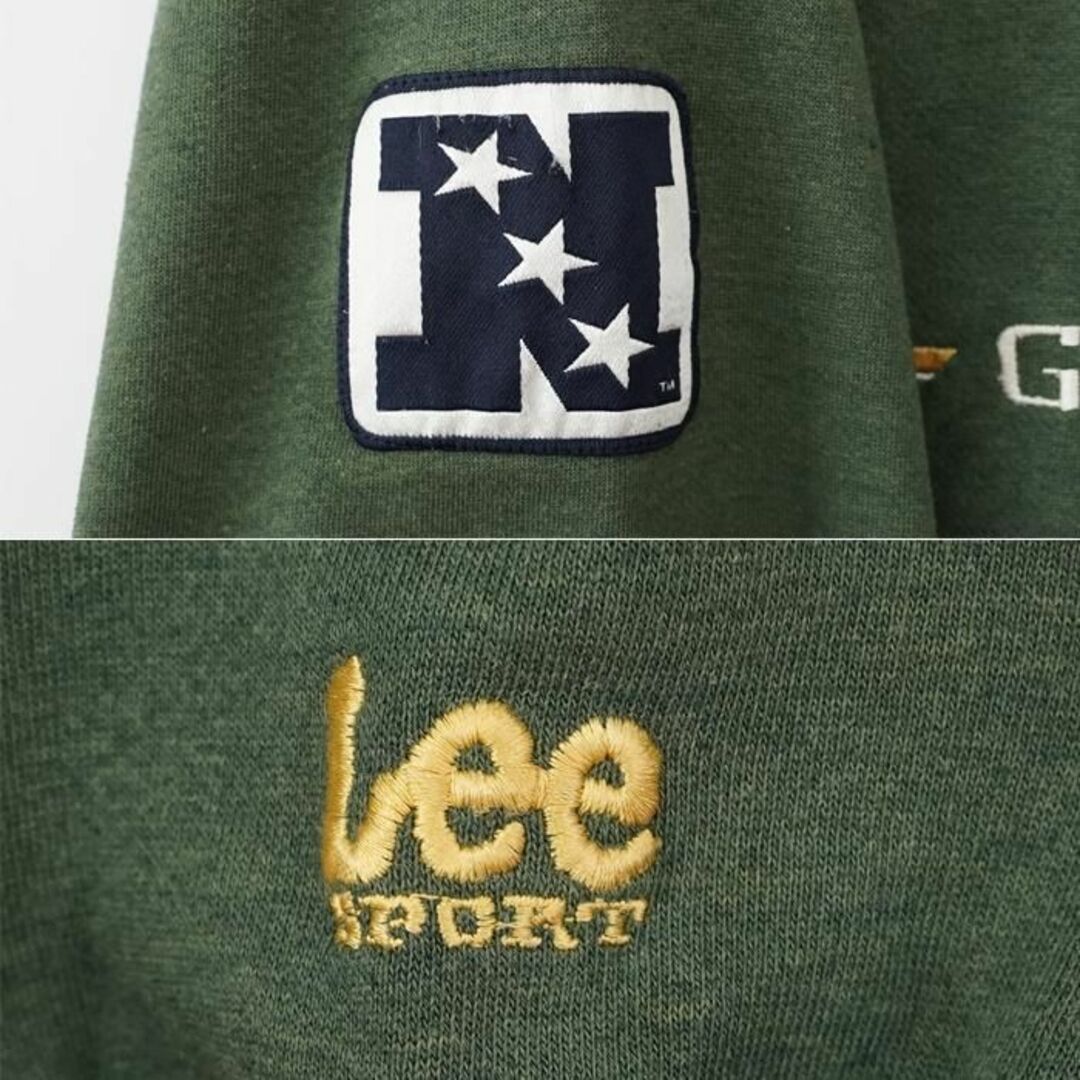 LEE NFL パッカーズ アーチロゴ刺繍 スウェット XL グリーン 緑 黄色