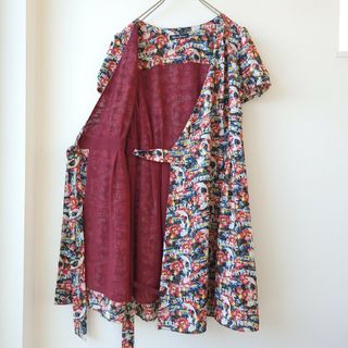 ヒステリックグラマー カシュクールロングワンピース 花柄 FREE ヒステリックグラマー カシュクールロングワンピース 花柄 FREE