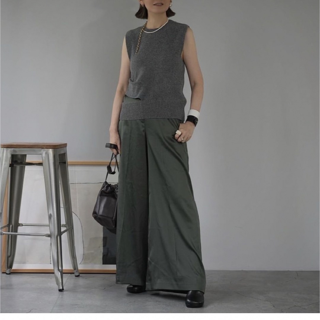 ZARA ウールブレンド ニットベスト カットアウト moussy Liten