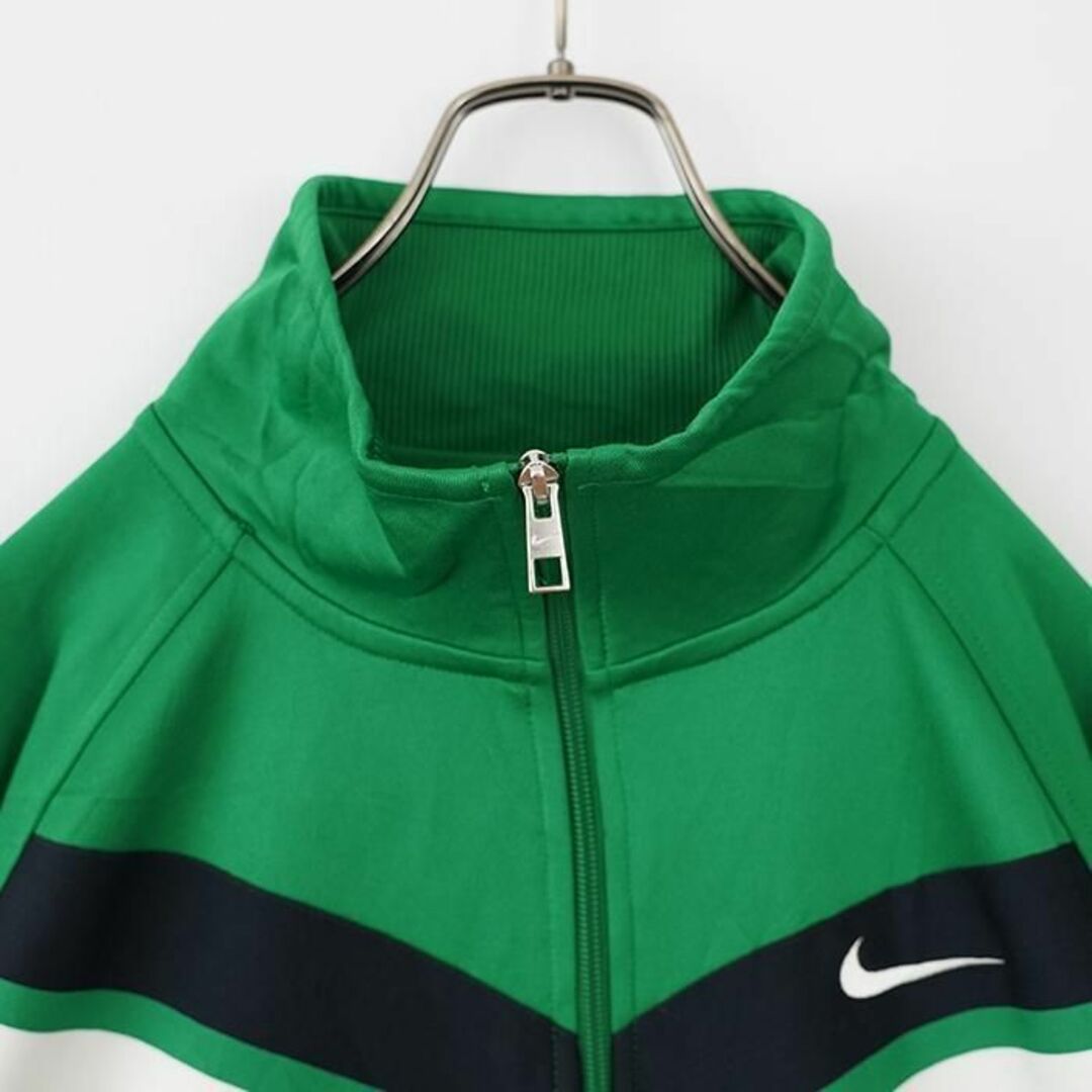 NIKE フルジップ ジャージ XXL 緑 黄緑 白