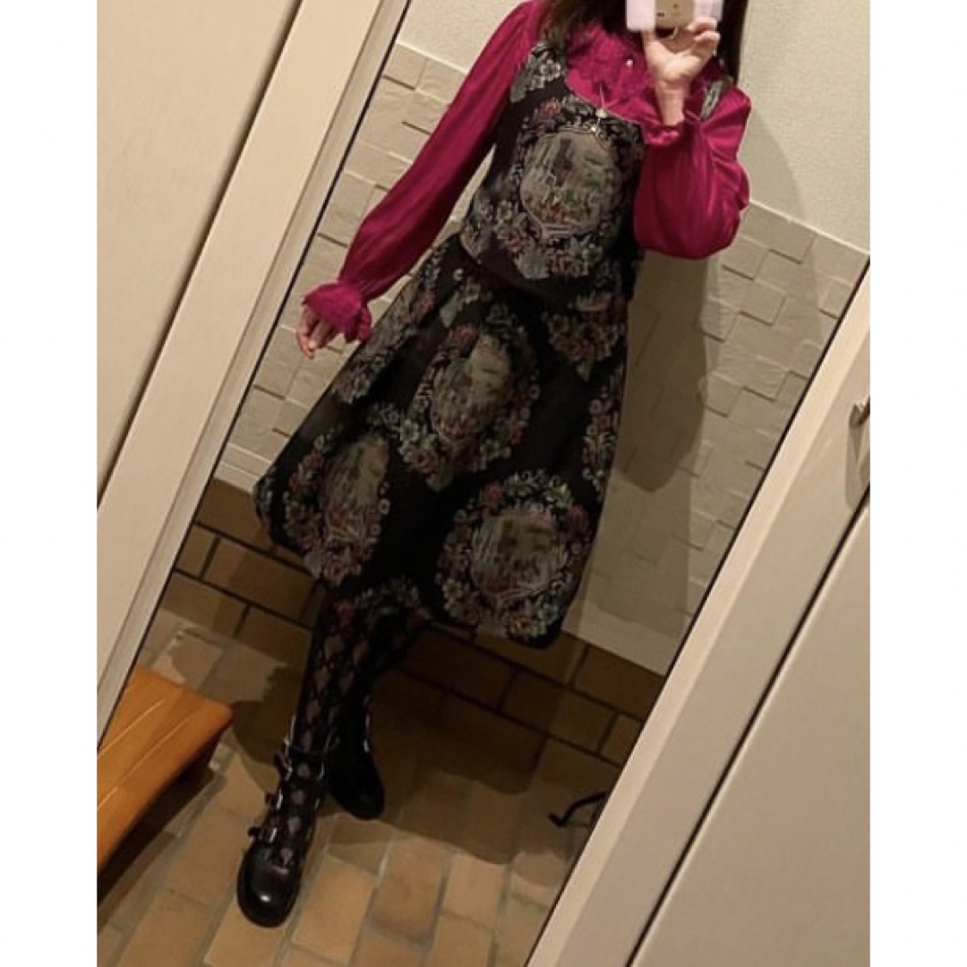 JaneMarple(ジェーンマープル)のジェーンマープル ４万円 ゴブラン SK 細身 7号 Jane marple レディースのスカート(ひざ丈スカート)の商品写真