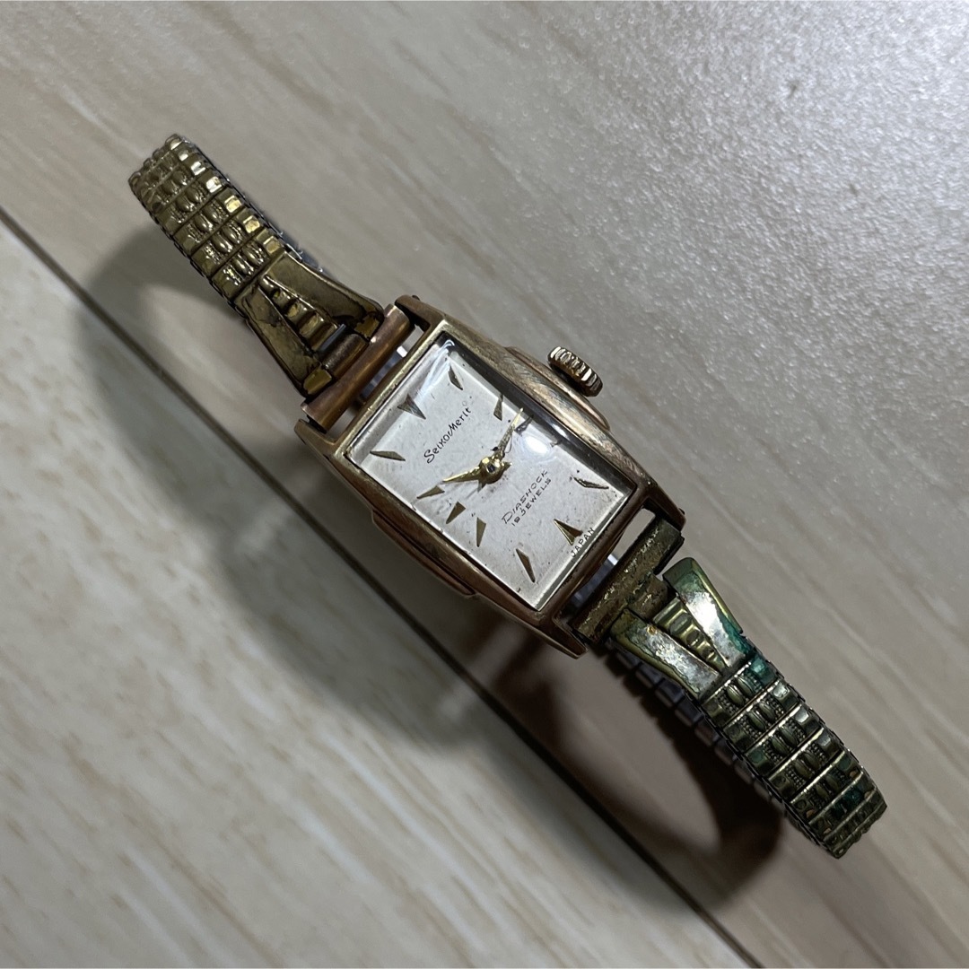 【手巻き式】SEIKO Merit 14K GOLD レディース 腕 | フリマアプリ ラクマ