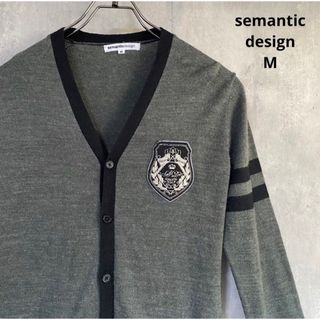 セマンティックデザイン(semantic design)のセマンティックデザイン　semantic design  カーディガン　M(カーディガン)