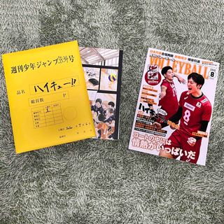 ハイキュー‼︎ 最終話複製原稿＋月刊バレーボール2020年8月号(イラスト集/原画集)