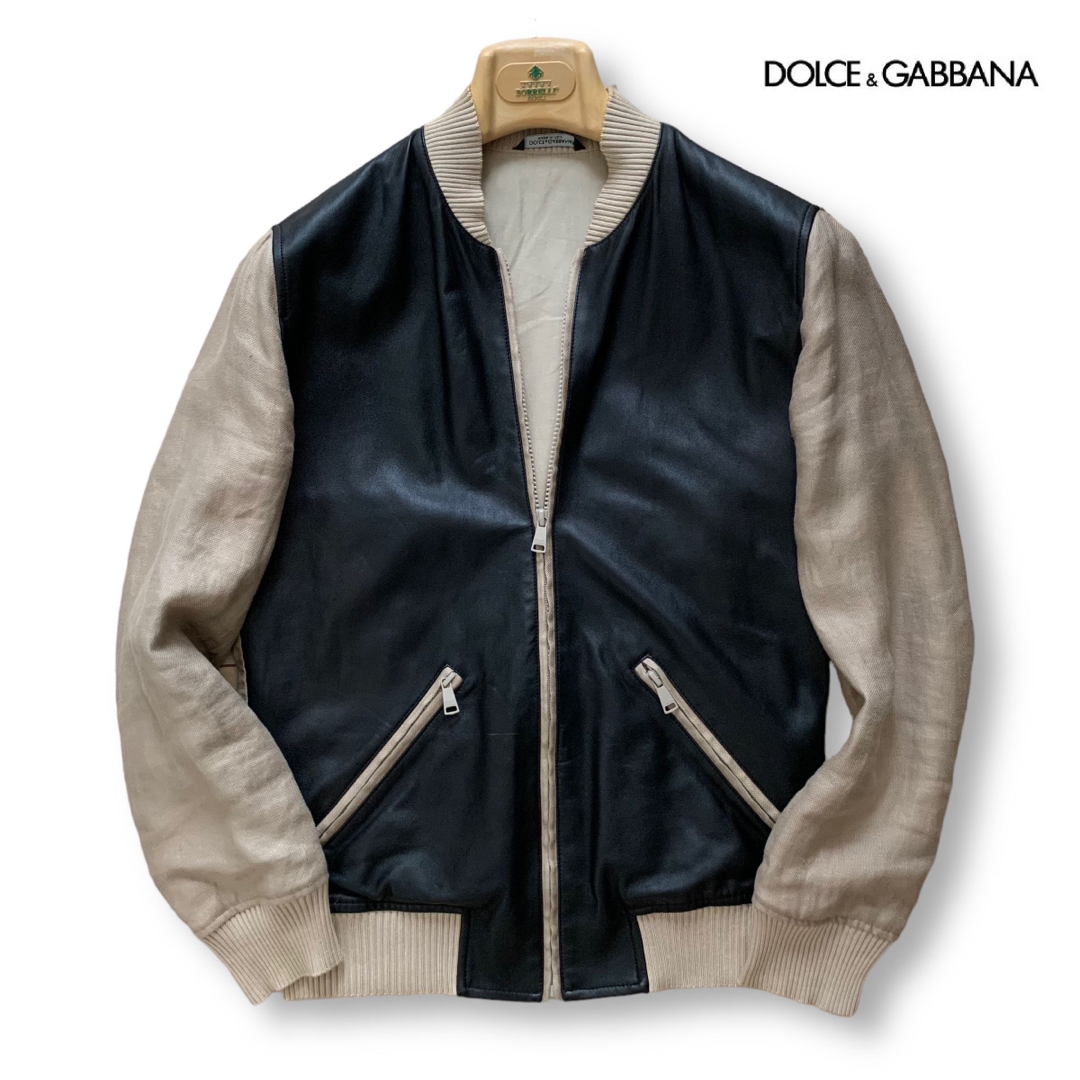 Dolce&Gabbana/ラムスキン/リネンジャケット | フリマアプリ ラクマ