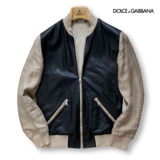 ドルチェ&ガッバーナ(DOLCE&GABBANA) レザージャケット/革ジャン ...