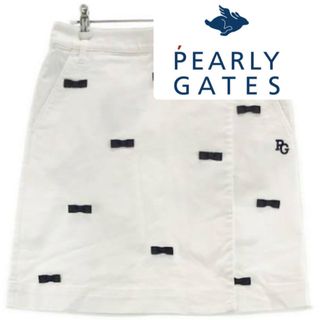 パーリーゲイツ(PEARLY GATES)のPEARLY GATES パーリーゲイツ 30周年 ラップスカート リボン(ウエア)