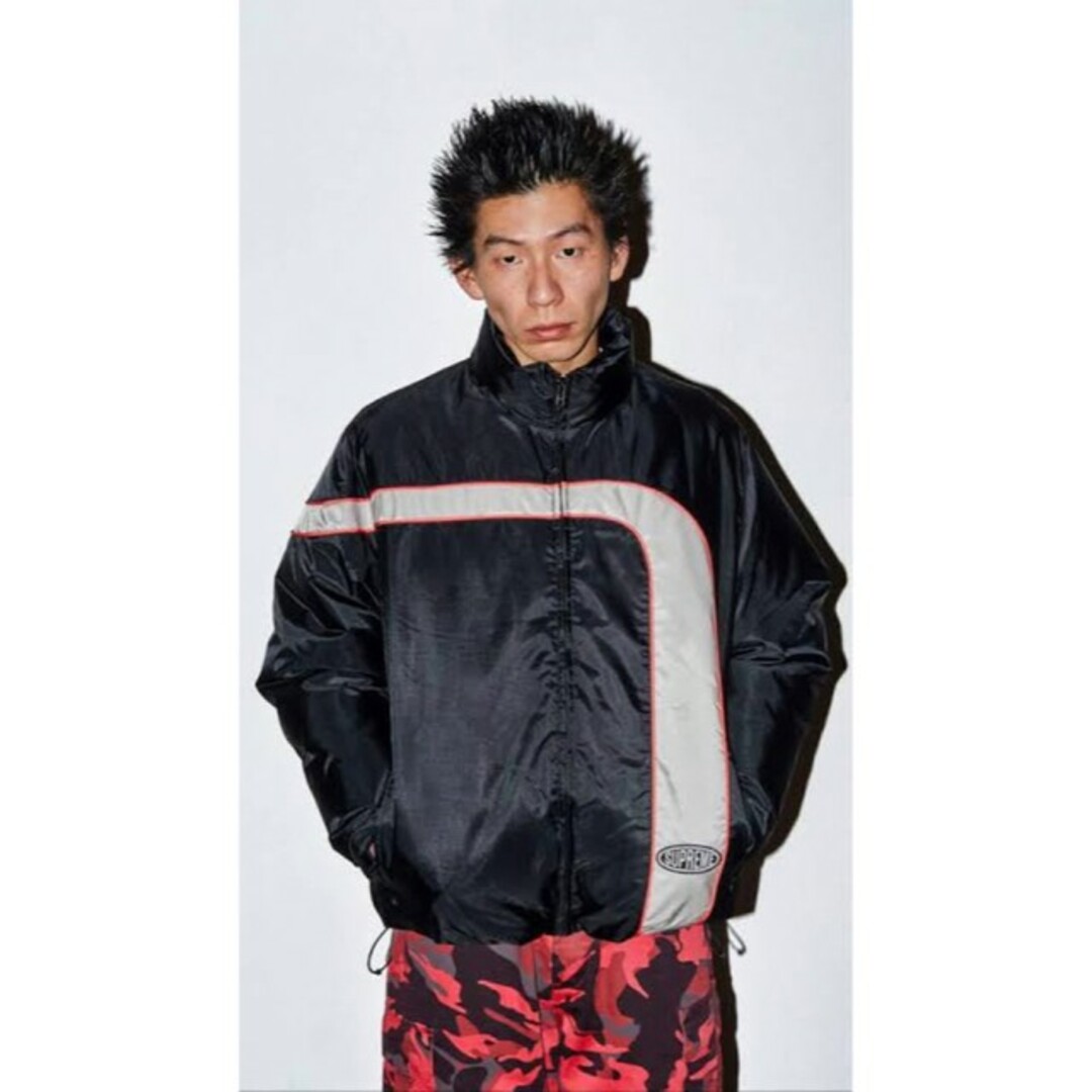 23ss Supreme stripe puffer jacket ブラックXL | www.innoveering.net