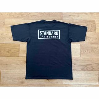 スタンダードカリフォルニア(STANDARD CALIFORNIA)のスタンダードカリフォルニア ヘビーウェイト ボックスロゴ Tシャツ Mサイズ(Tシャツ/カットソー(半袖/袖なし))