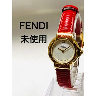 フェンディ(FENDI)の【付属品有】 FENDI フェンディ　電池新品　シェル文字盤　レディース腕時計(腕時計)