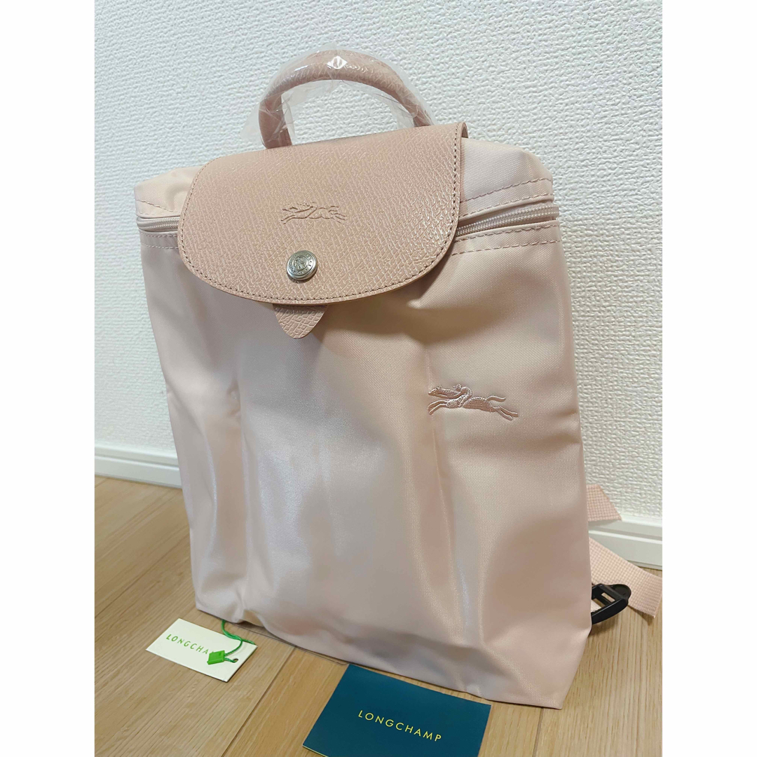 LONGCHAMP(ロンシャン)のロンシャン LONGCHAMP リュックサック ル プリアージュ フラワーピンク レディースのバッグ(リュック/バックパック)の商品写真