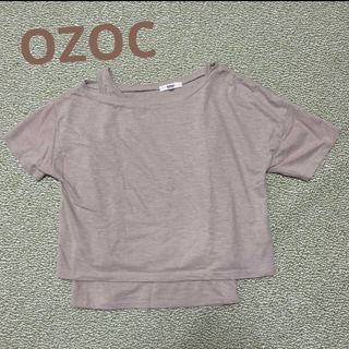 オゾック(OZOC)のOZOC オゾックカットソー  トップス　レイヤード　オフショルダー (カットソー(半袖/袖なし))