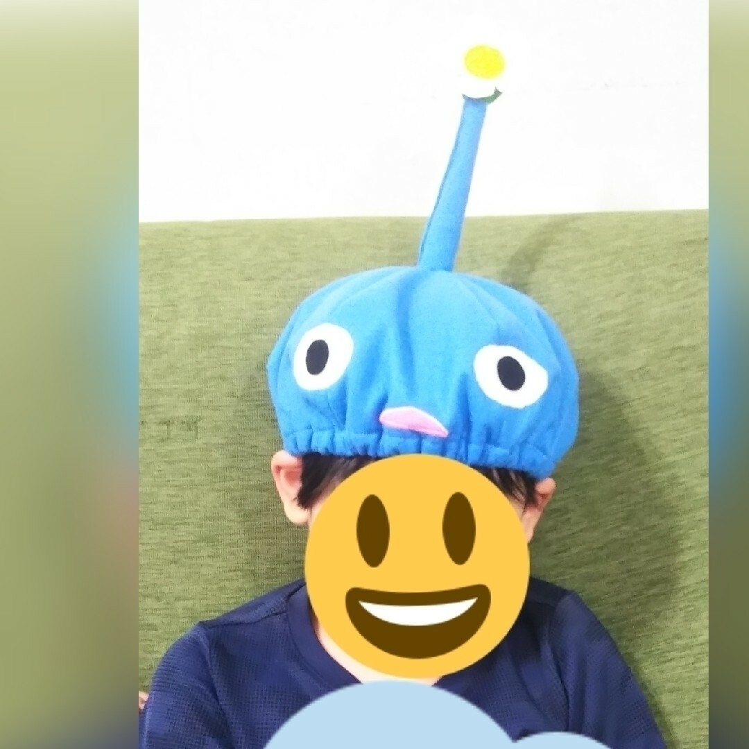 なりきりピクミン帽子 オーダー ハロウィン コスプレ [ハンドメイド