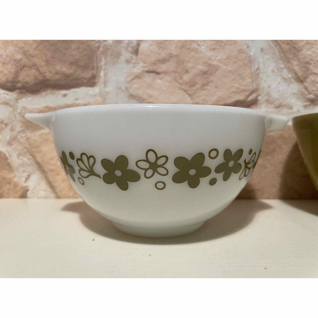 Pyrex - オールドパイレックス デイジーシンデレラボウルS& Pyrex - オールドパイレックス デイジーシンデレラボウルS&