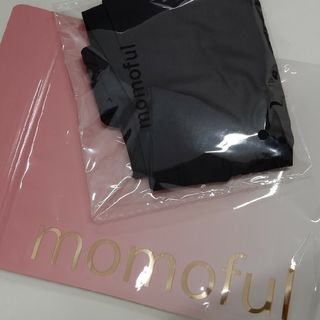 専用 momoful モモフル 吸水ショーツ Tバック ブラック Lサイズ(ブラ&ショーツセット)