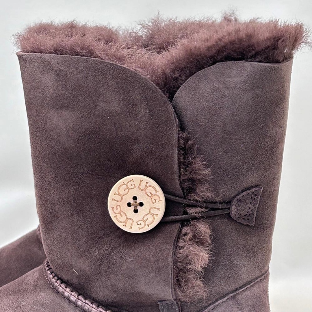 新品UGG レディースブーツBAILEY BUTTON Ⅱ ブラウン23.0cm