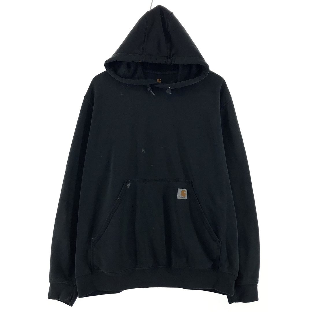 カーハート Carhartt ORIGINAL FIT 袖プリント スウェットプルオーバーパーカー メンズXL /eaa369379