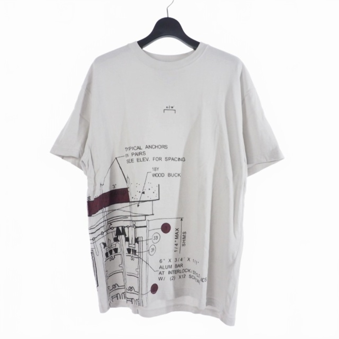 アコールドウォール A-COLD-WALL メカニカル プリント Tシャツ L73cm袖丈