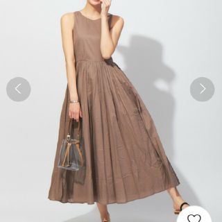 MARIHA 夏のレディのドレス グレージュ