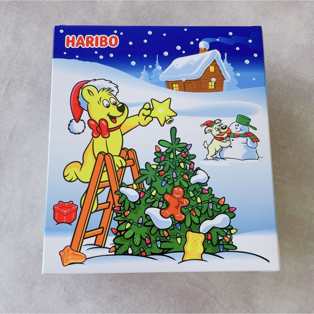 HARIBO【日本未販売】クリスマスオーナメント　クリスマスツリー4点 ハンドメイドのインテリア/家具(インテリア雑貨)の商品写真